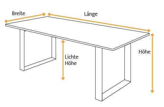 Tischmaße Esstisch Iver